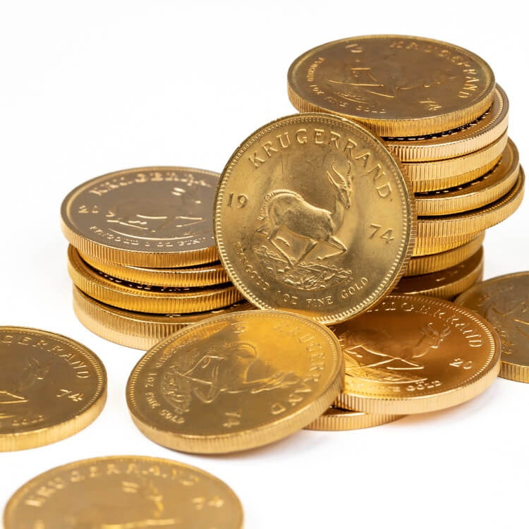 1 oz Gold South African Krugerrand.