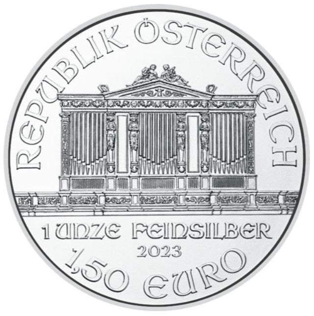 1 oz Silver Austrian Philharmonic.