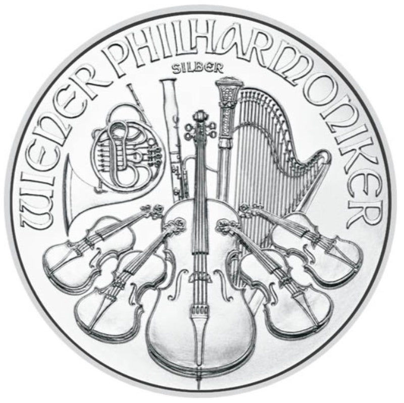 1 oz Silver Austrian Philharmonic.