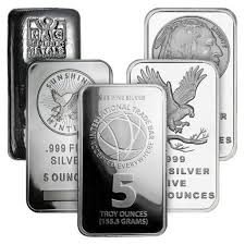 5 oz Silver Bar (any mint)
