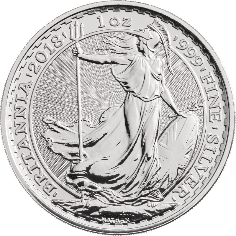 1 oz Silver British Britannia.