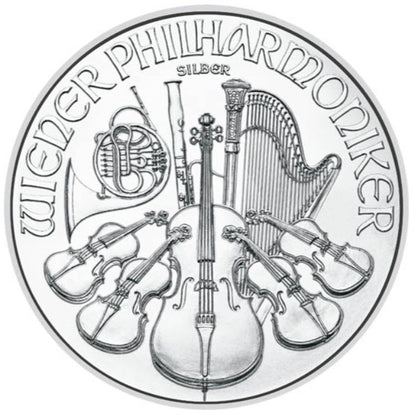 1 oz Silver Austrian Philharmonic.